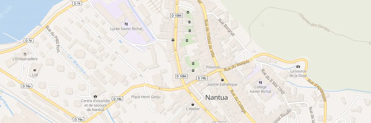 Plan du 37 Rue Docteur Mercier à Nantua