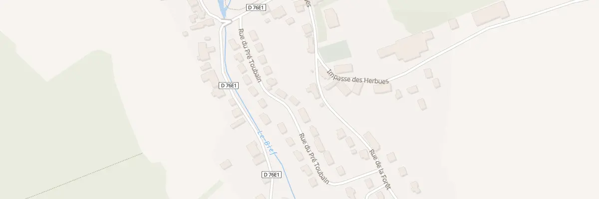Plan du 13 Rue du Pré Toubain à Éclans-Nenon