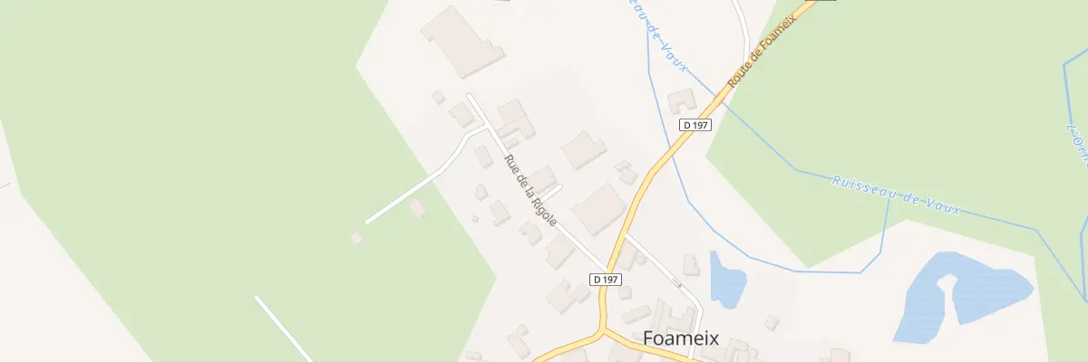 Plan du 2 Rue de la Rigole à Foameix-Ornel