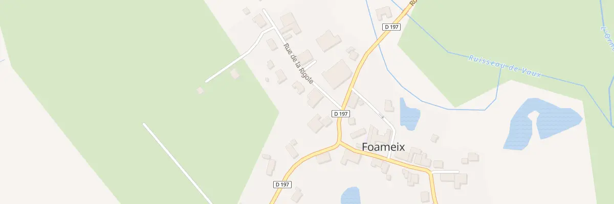 Plan du 1 Rue de la Rigole à Foameix-Ornel
