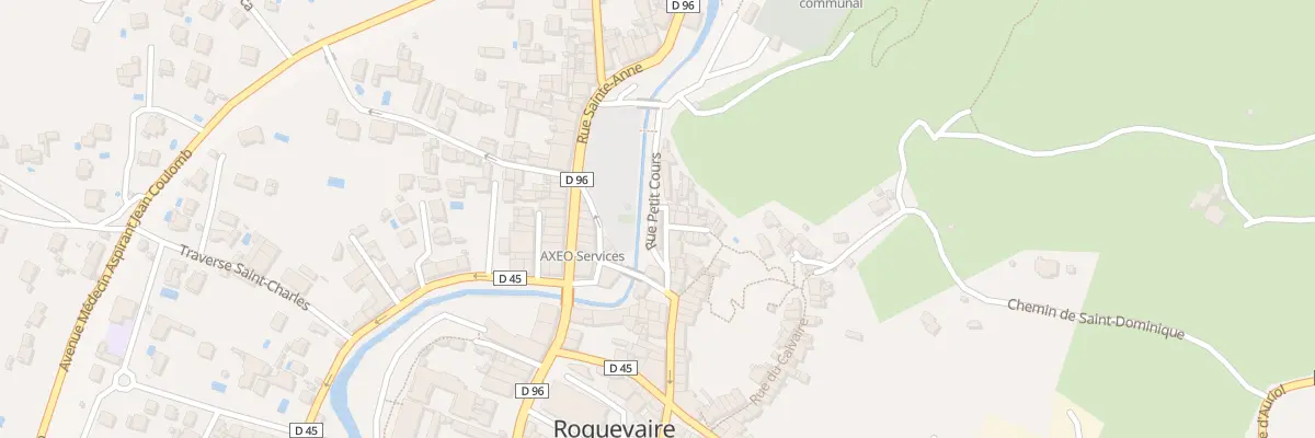 Plan du 1 Rue de la Treille à Roquevaire