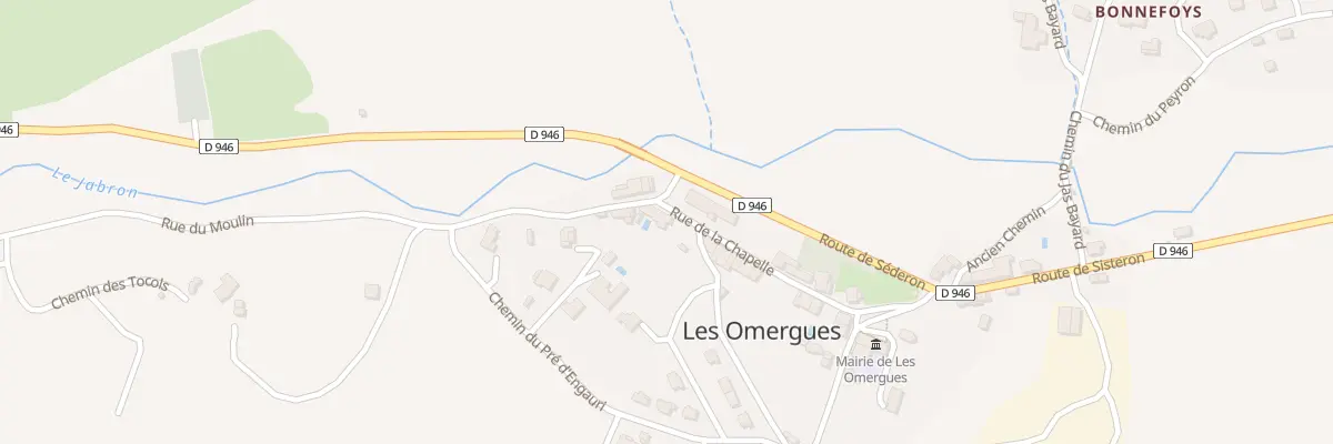 Plan du 5039 Le Village aux Omergues