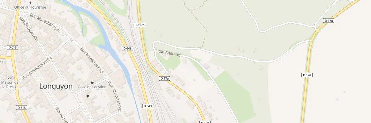 Plan du 9235 Rue Agarand à Longuyon