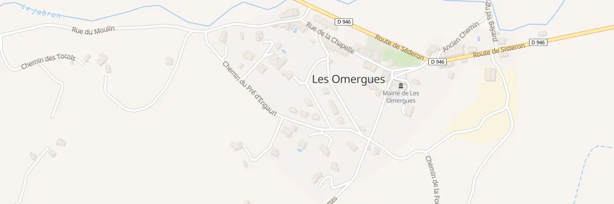 Plan du 7034 Le Village aux Omergues