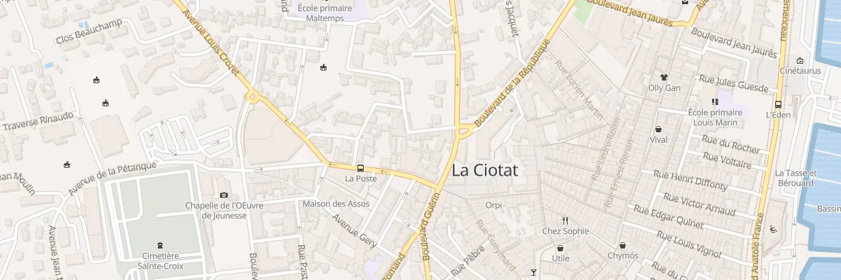 Plan du 54B Bd de la Republique à La Ciotat