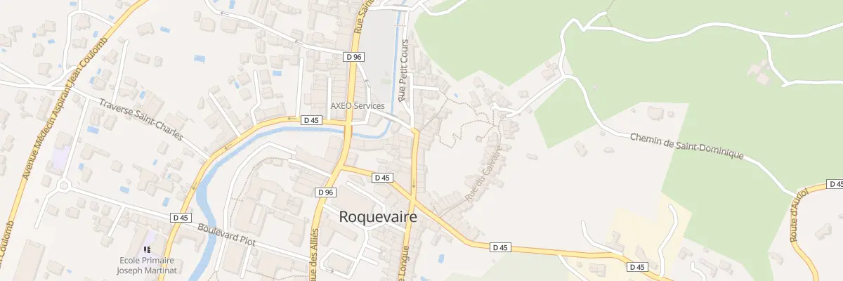 Plan du 5017F Rue Maréchal Foch à Roquevaire