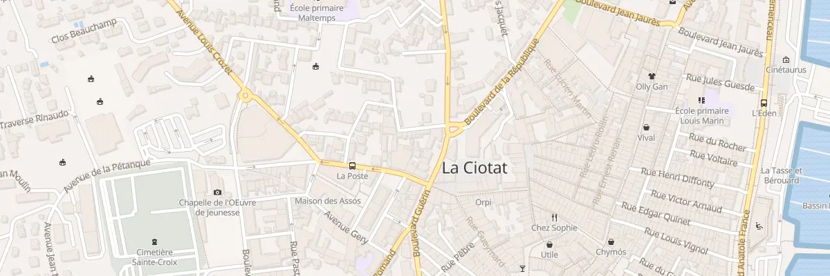 Plan du 54 Bd de la Republique à La Ciotat