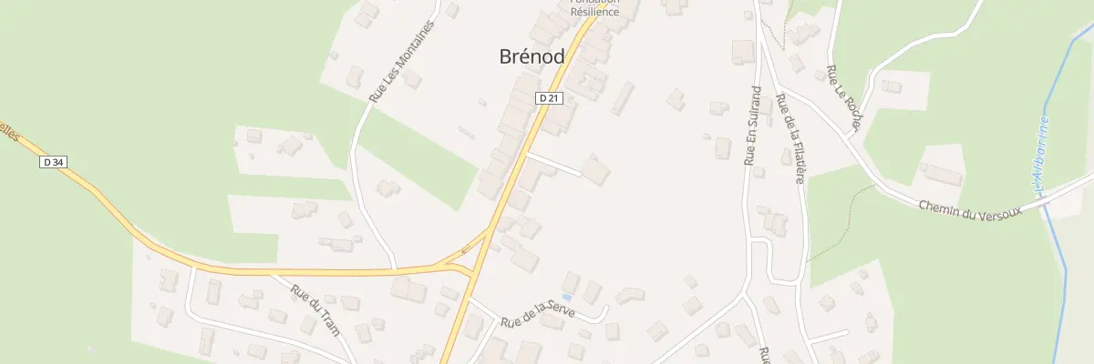 Plan du 235 Rue Principale à Brénod