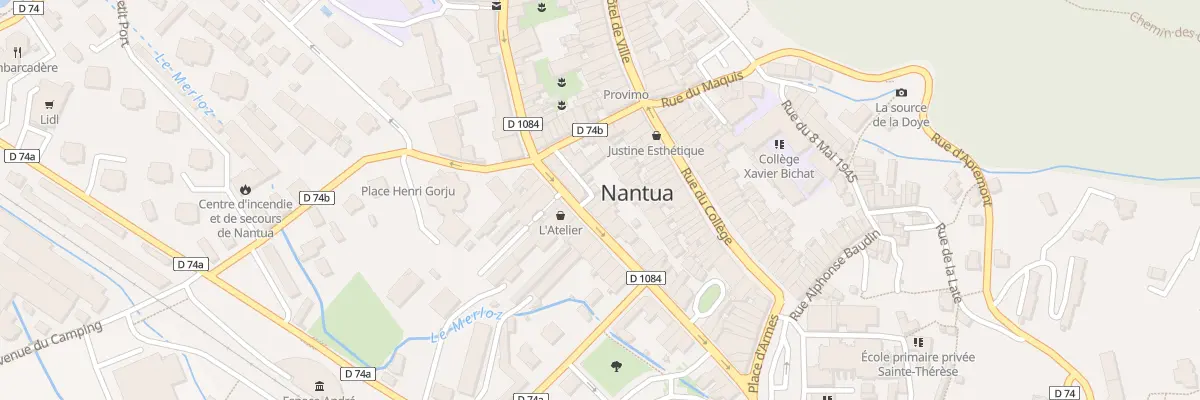 Plan du 61 Rue Docteur Mercier à Nantua