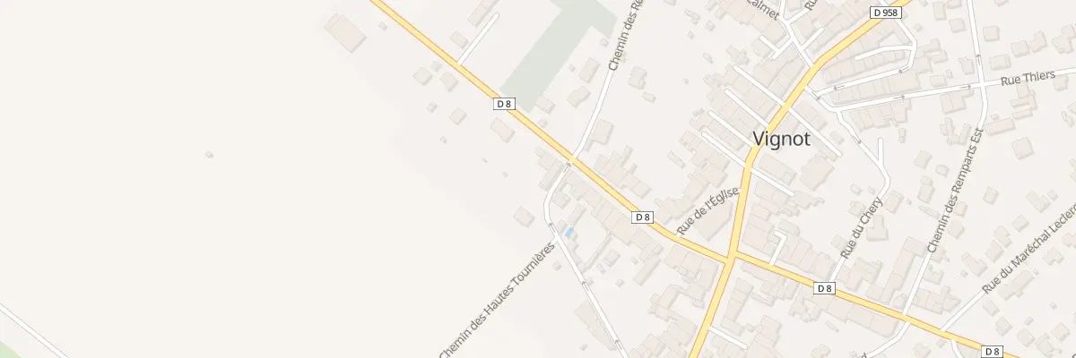 Plan du 32 Rue Jeanne d’Arc à Vignot