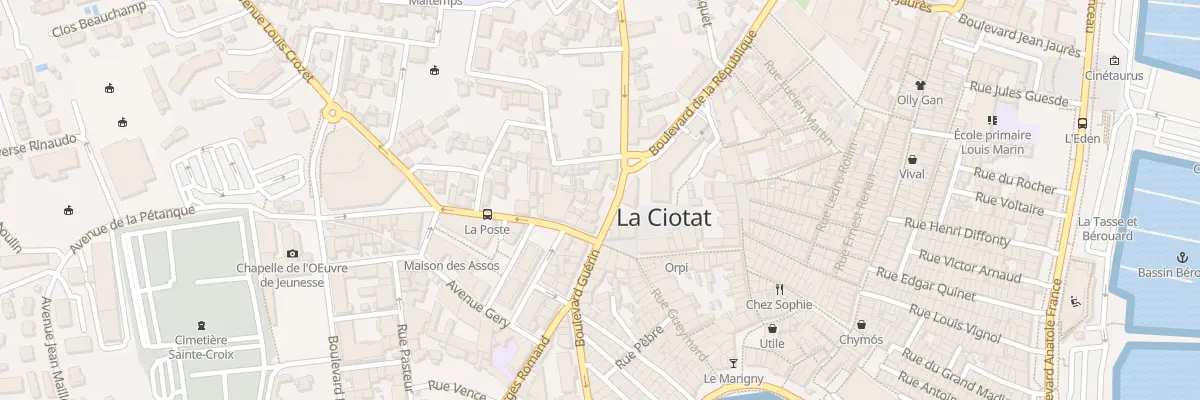 Plan du 272 Bd de la Republique à La Ciotat