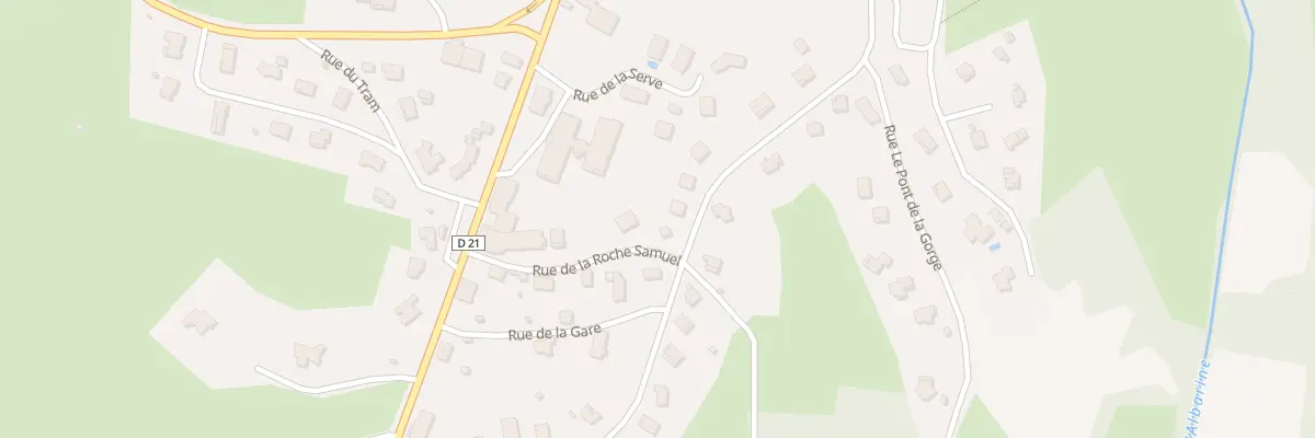 Plan du 165 Rue de la Roche Samuel à Brénod