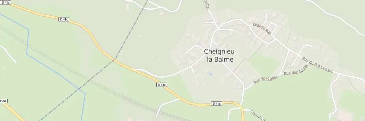 Plan du 5015 Cheignieu à Cheignieu-la-Balme
