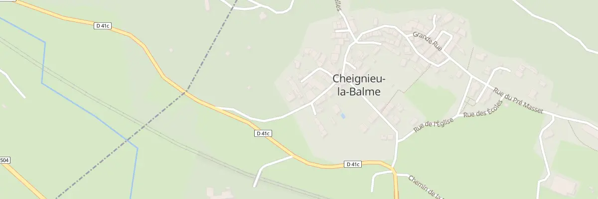 Plan du 64 Rue des Gaillettes à Cheignieu-la-Balme