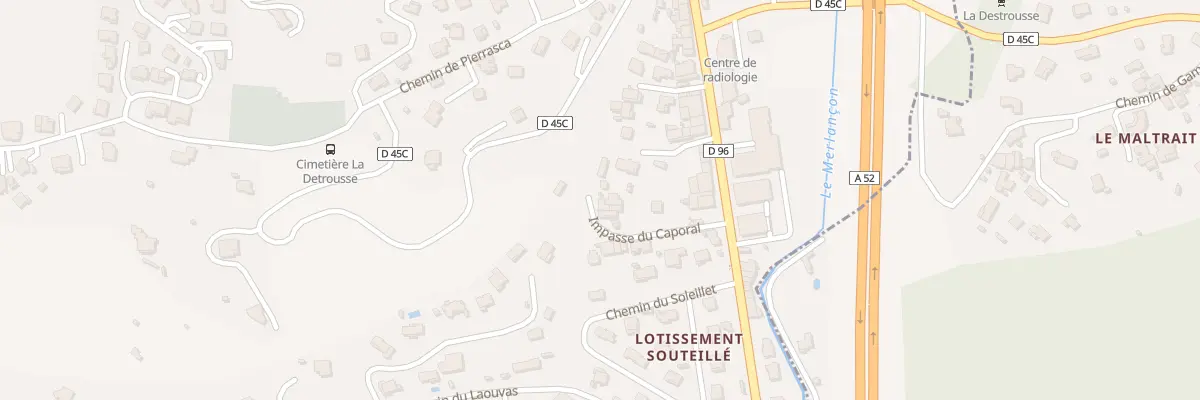 Plan du 5130 La Destrousse à La Destrousse