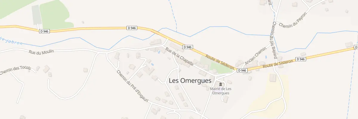 Plan du 5042 Le Village aux Omergues