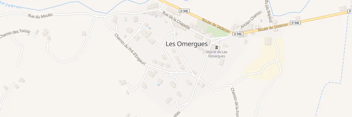 Plan du 5028 Pre d’Engauri aux Omergues