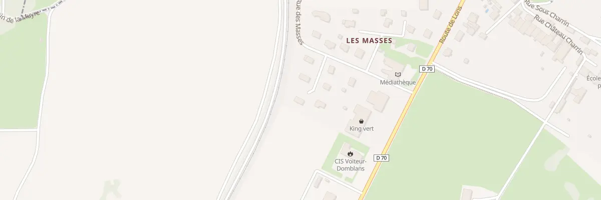 Plan du 11 Rue des Masses à Voiteur