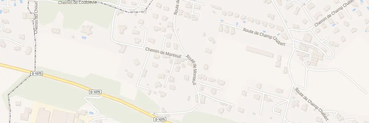 Plan du 3 Che de Monteuil à La Buisse