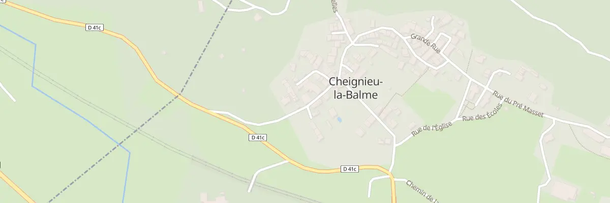 Plan du 56 Rue des Gaillettes à Cheignieu-la-Balme