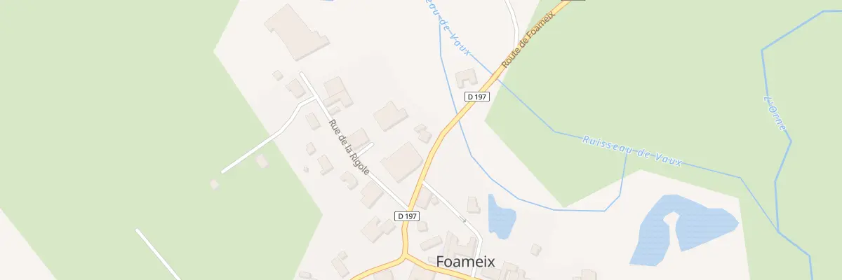 Plan du 3 Rte d’Ornel à Foameix-Ornel
