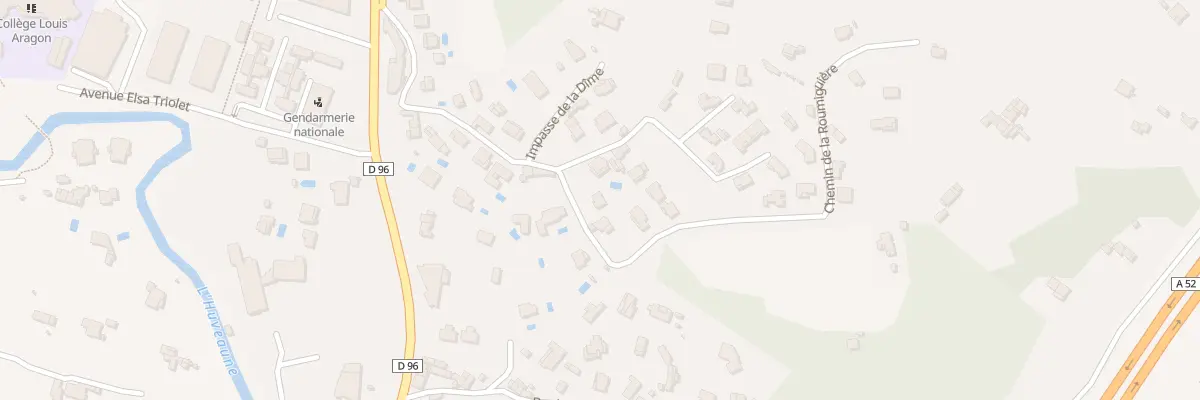 Plan du 5404 La Roumiguiere à Roquevaire
