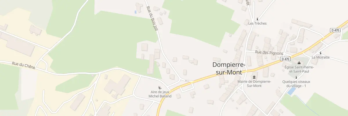 Plan du 6 Rue du Bois Joli à Dompierre-sur-Mont