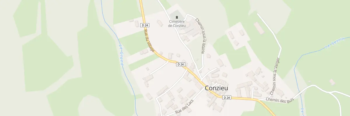 Plan du 352 Rue du Village à Conzieu