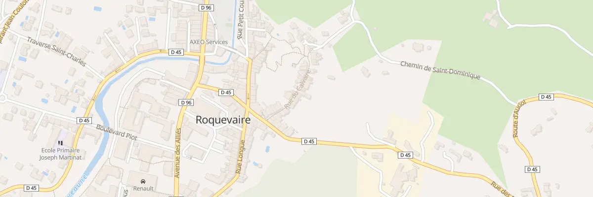 Plan du 20 Rue du Calvaire à Roquevaire