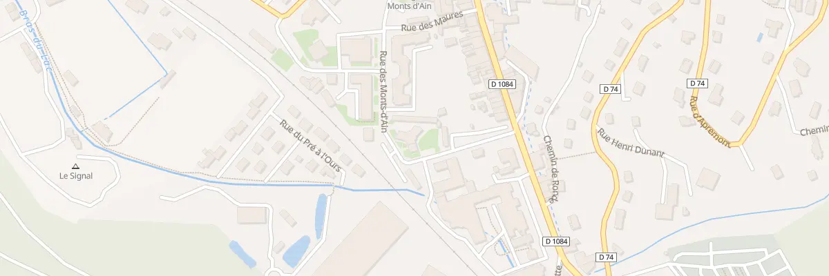 Plan du 15 Rue des Monts-d’Ain à Nantua