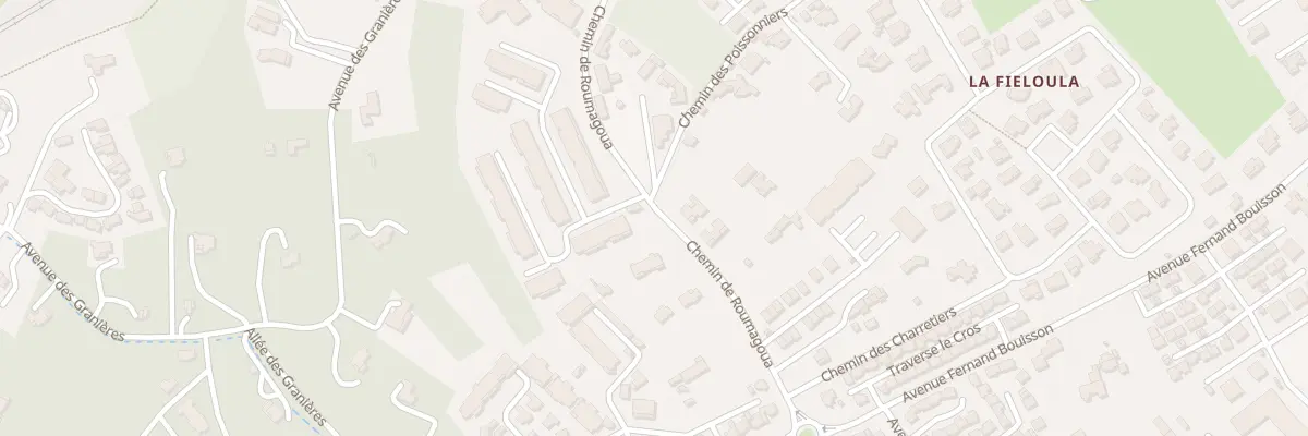 Plan du 689 Che de Roumagoua à La Ciotat