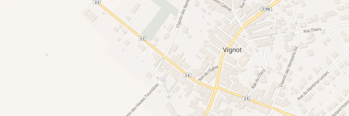 Plan du 9 Rue Jeanne d’Arc à Vignot