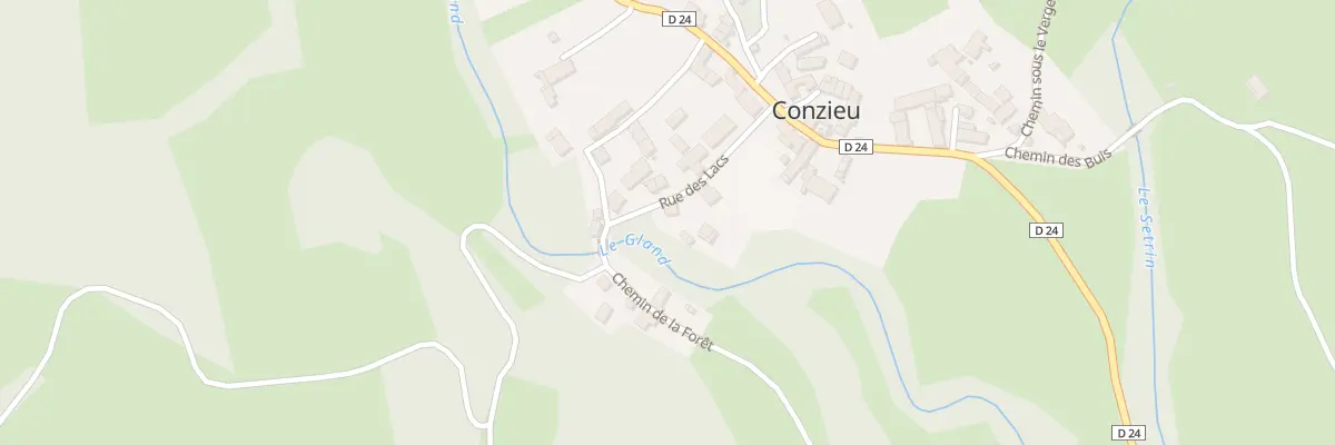 Plan du 111 Rue des Lacs à Conzieu