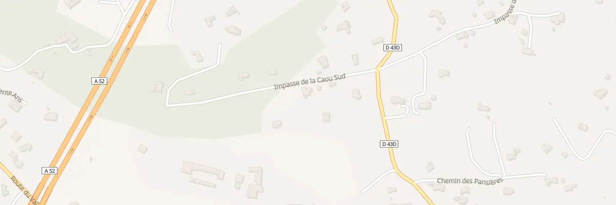 Plan du 117 Imp de la Caou Sud à Roquevaire