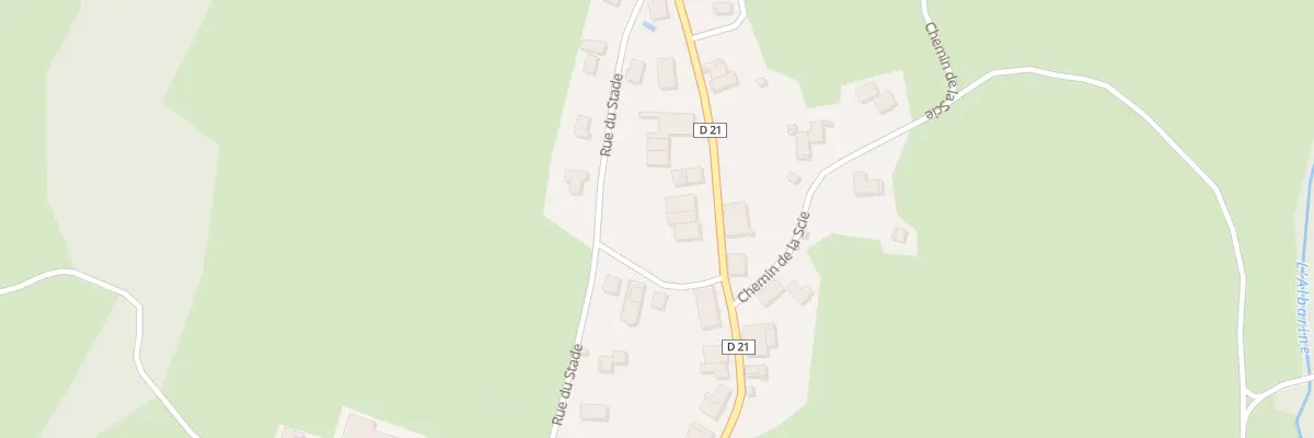 Plan du 345 Rue Grande Rue à Brénod