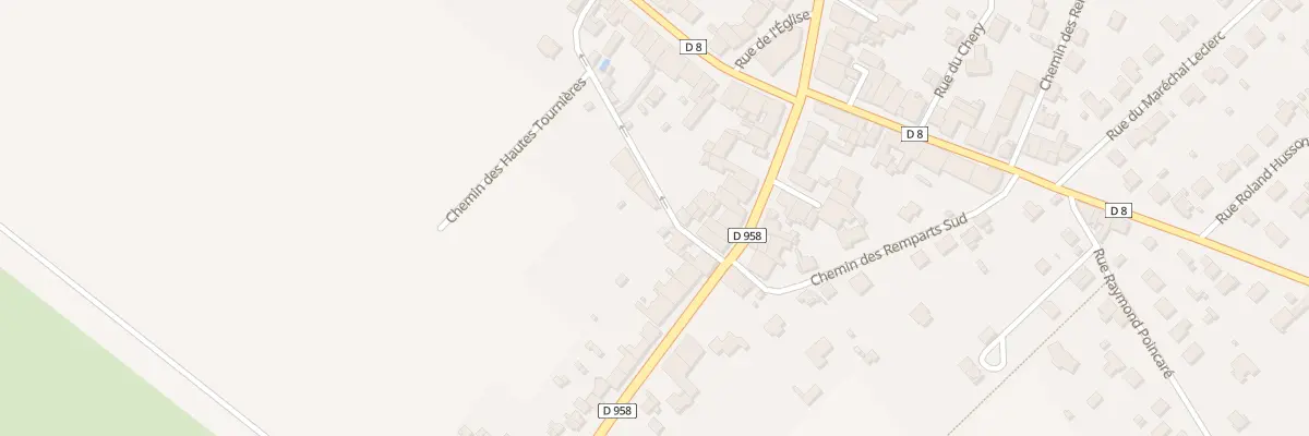 Plan du 2 Che des Remparts Ouest à Vignot