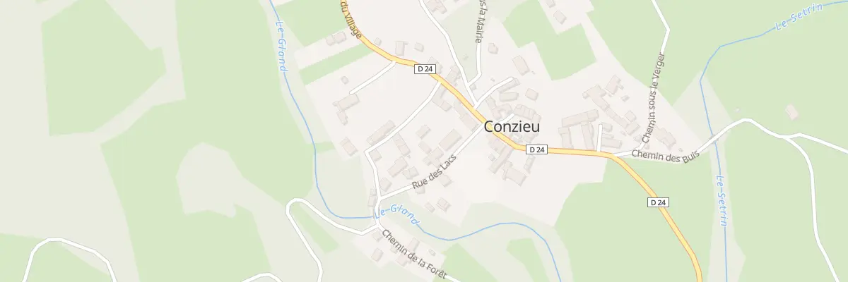 Plan du 52 Rue des Lacs à Conzieu