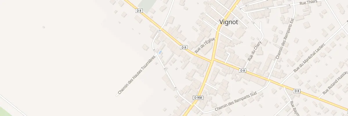Plan du 12 Rue Jeanne d’Arc à Vignot