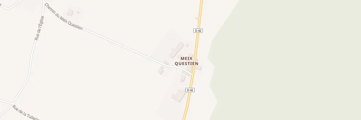 Plan du 9 Chem du Meix Questien à Bersaillin