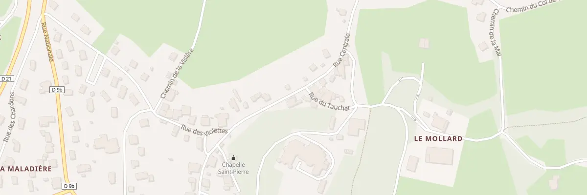 Plan du 486 Rue Centrale à Plateau d’Hauteville