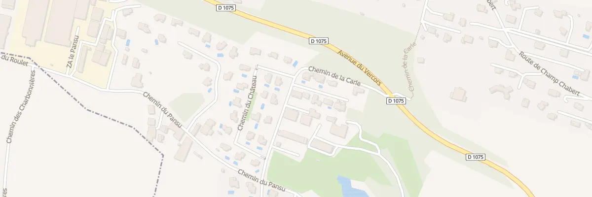 Plan du 921N Che de la Carle à La Buisse