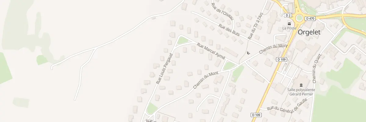 Plan du 1 Rue Louis Pergaud à Orgelet