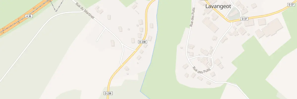 Plan du 5 Rue des Genièvres à Lavangeot