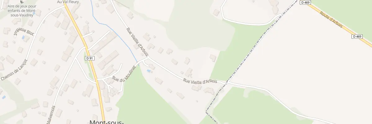 Plan du 17 Rue Vieille d’Arbois à Mont-sous-Vaudrey