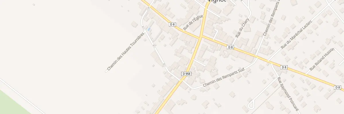 Plan du 10 Rue du General Verneau à Vignot