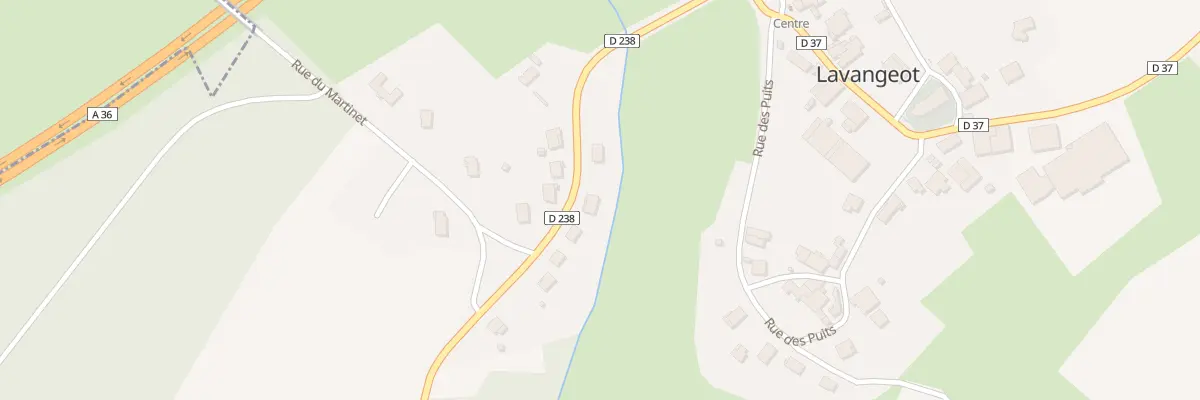 Plan du 3 Rue des Genièvres à Lavangeot