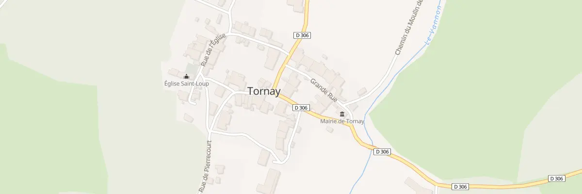 Plan du 9001 Rue du Chateau à Tornay
