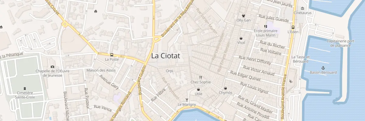 Plan du 19 Rue Marius Monnet à La Ciotat