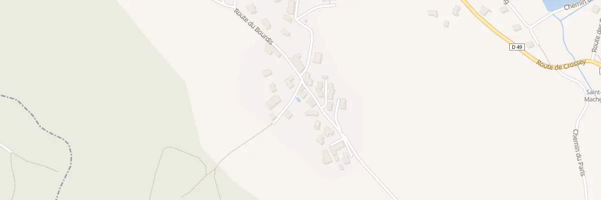 Plan du 408 Rte du Bourdis à Saint-Nicolas-de-Macherin