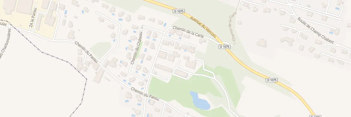 Plan du 248 Che du Pansu à La Buisse